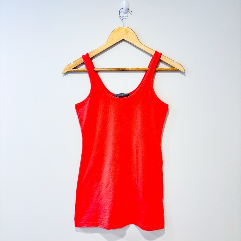 SMART SET Coral Tank Top |‎ Retro Basic Style